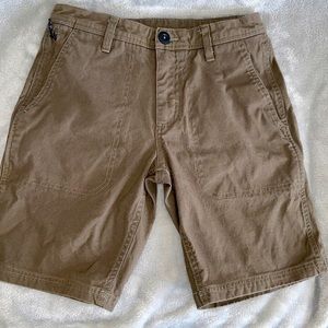 Men’s Dakine Travel Shorts; Olive Green; Size 28